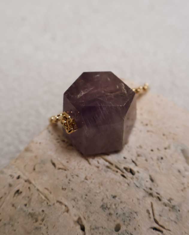 Bracelete Lafort Ametista Metal