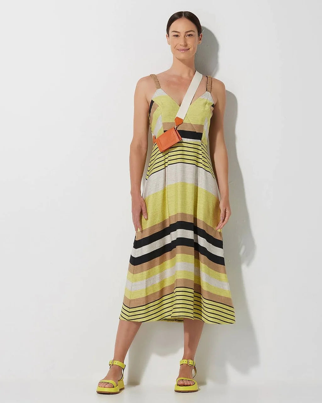 Vestido Lafort Midi Dalila Linho