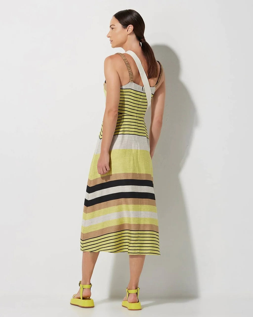 Vestido Lafort Midi Dalila Linho