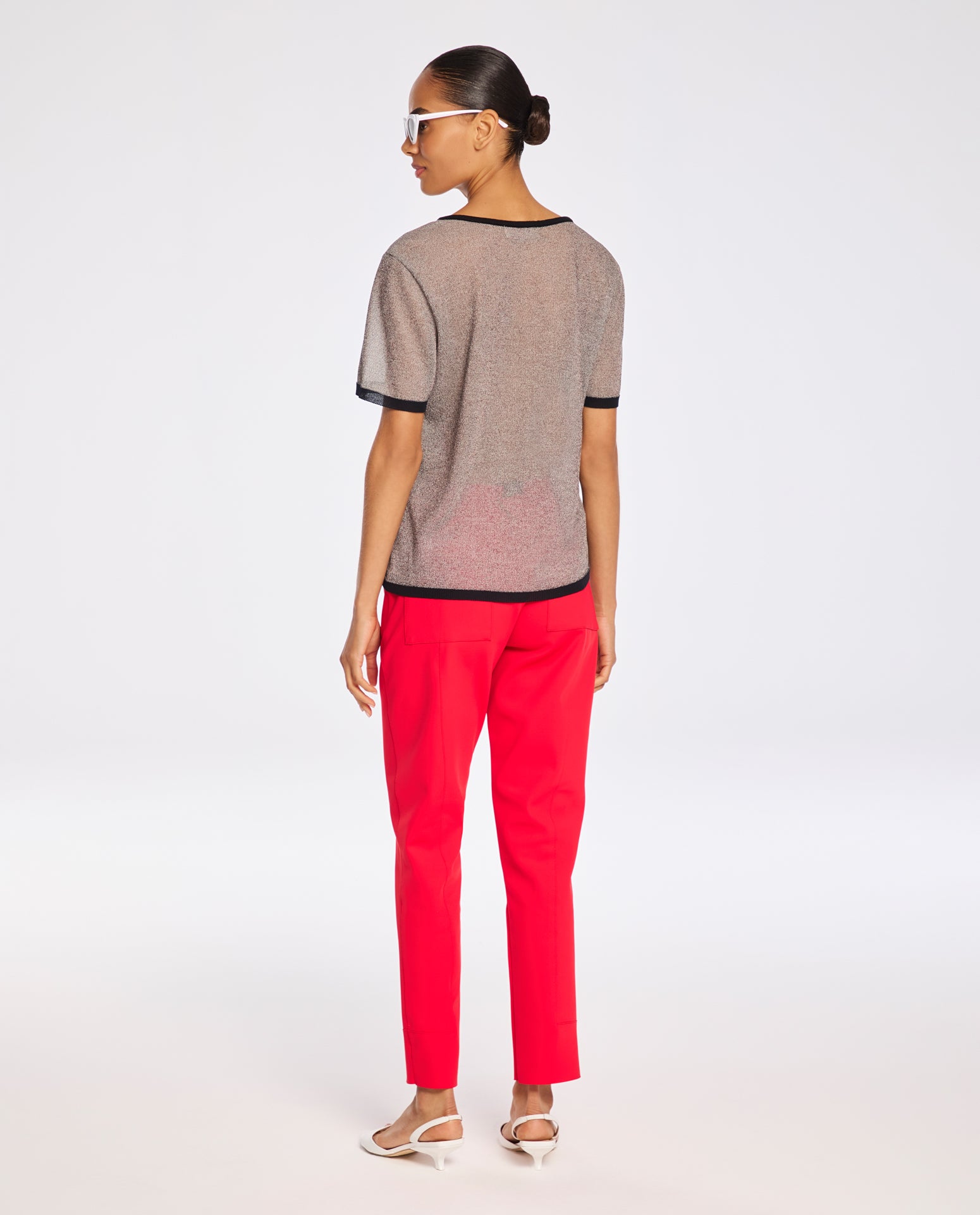 Blusa Lafort Manga Curta Glenda Tricot