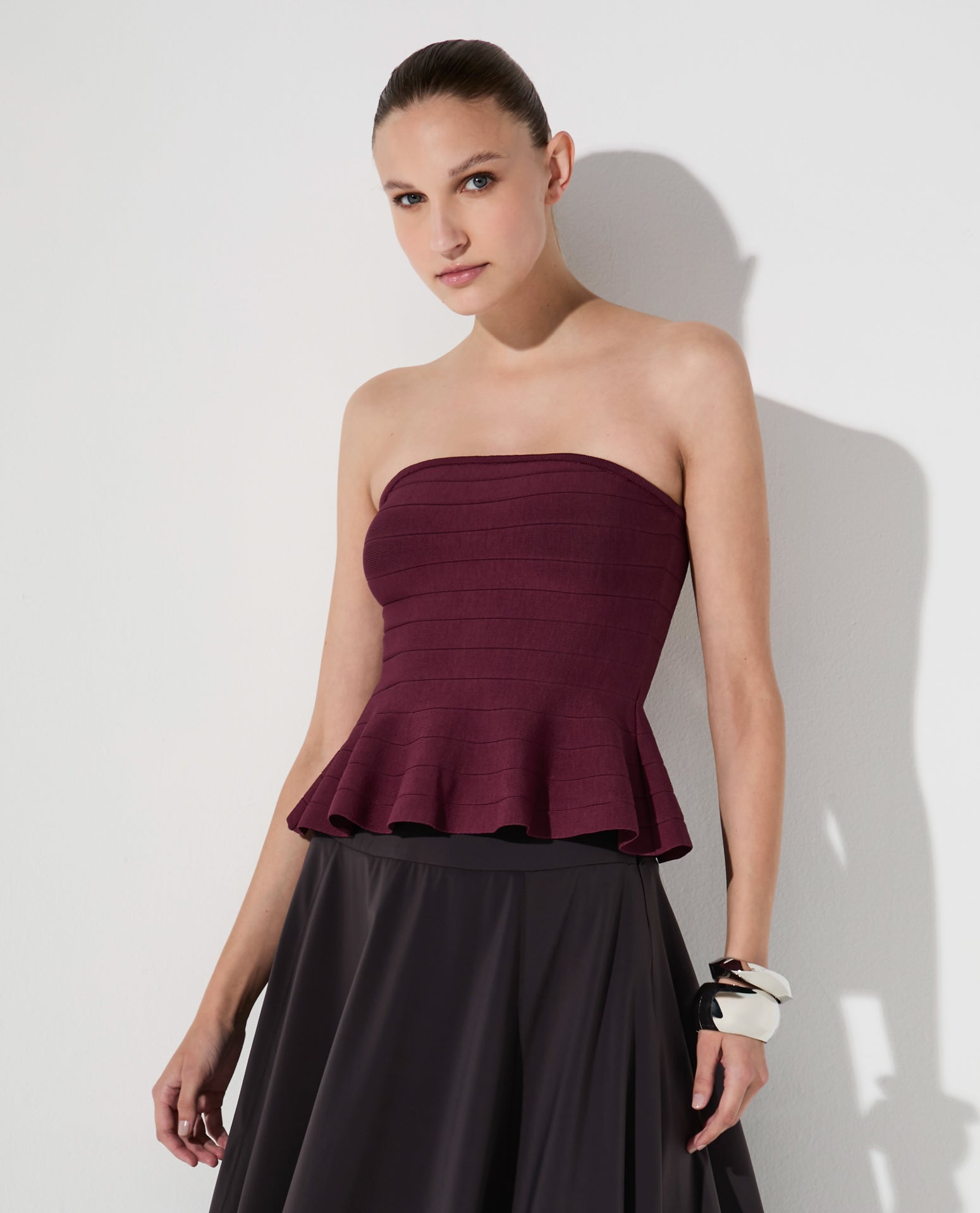 Top Lafort Com Babado Francesca Tricot