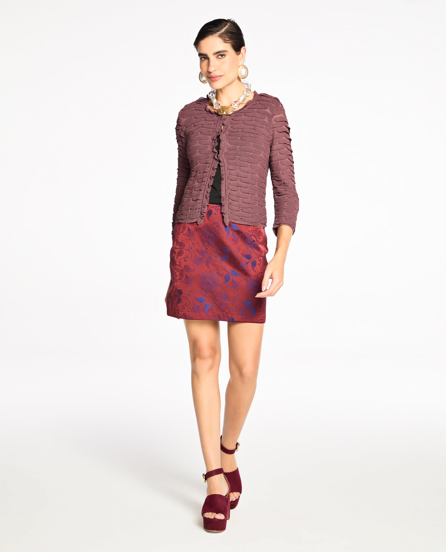 Casaco Lafort Curto Mia Tricot