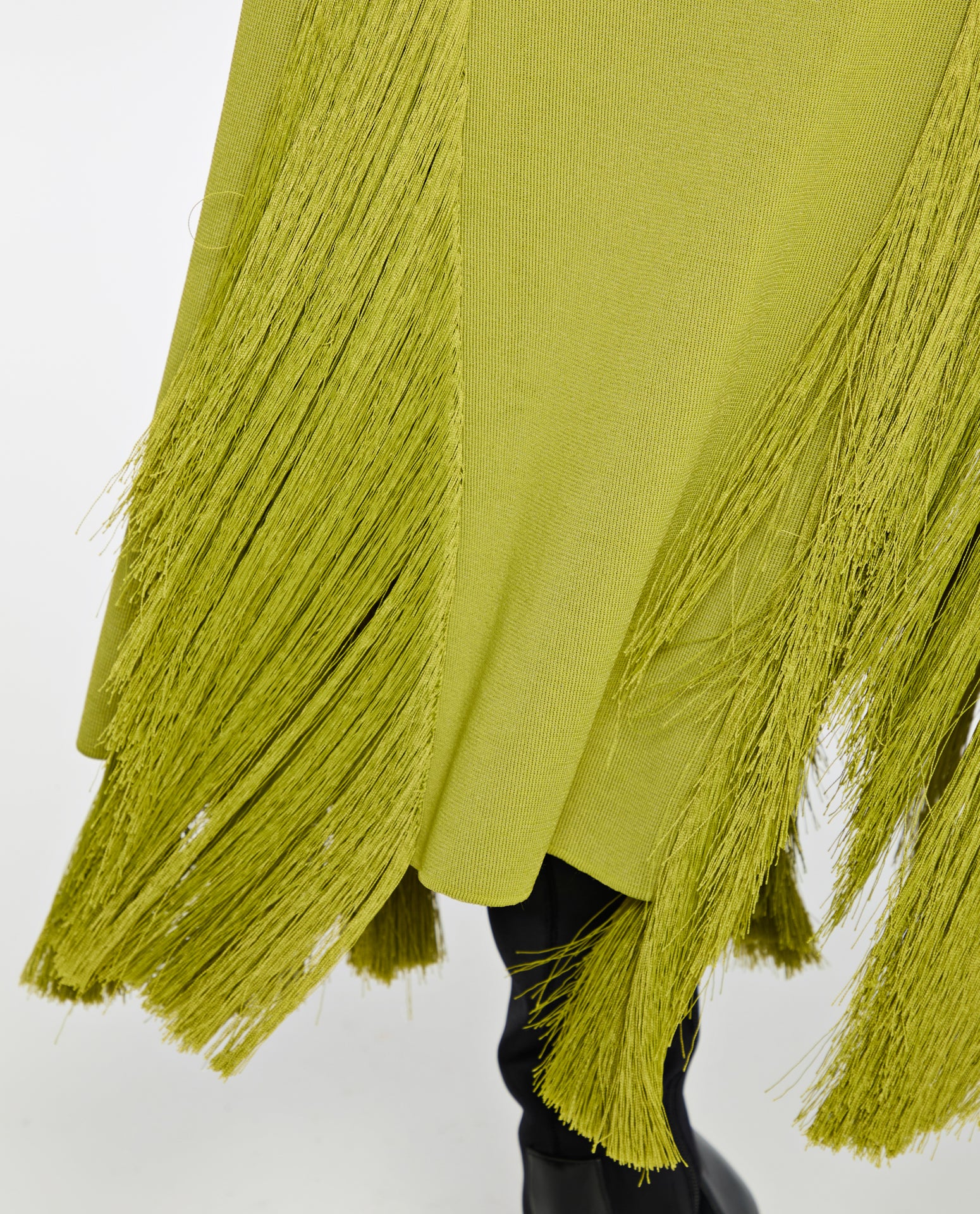 Saia Lafort Midi Com Franjas Diana Tricot