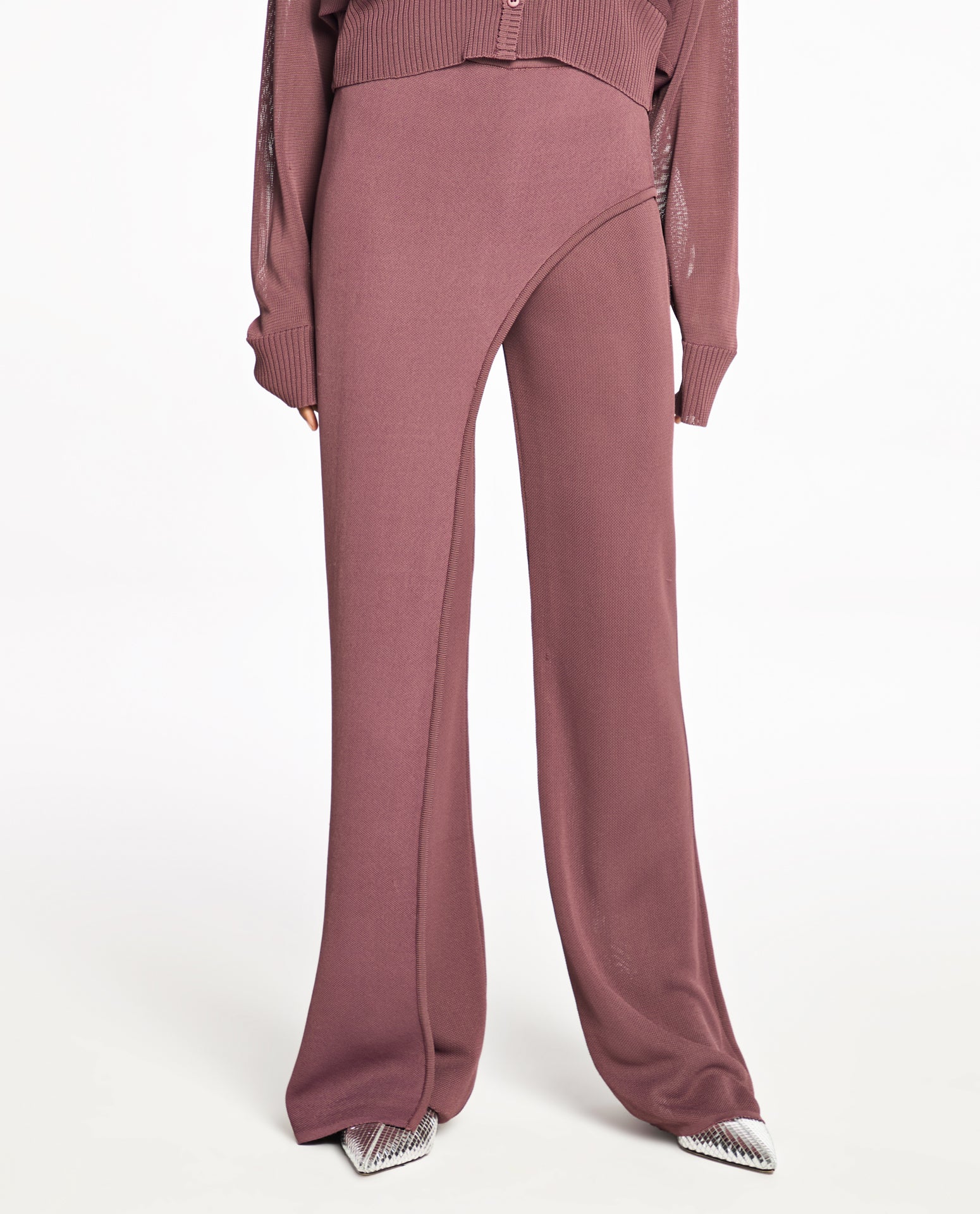 Calça Lafort Com Sobreposição Paloma Tricot