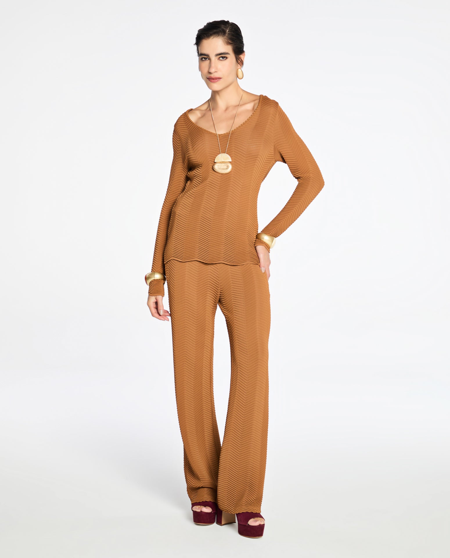 Túnica Lafort Decote V Audrey Tricot