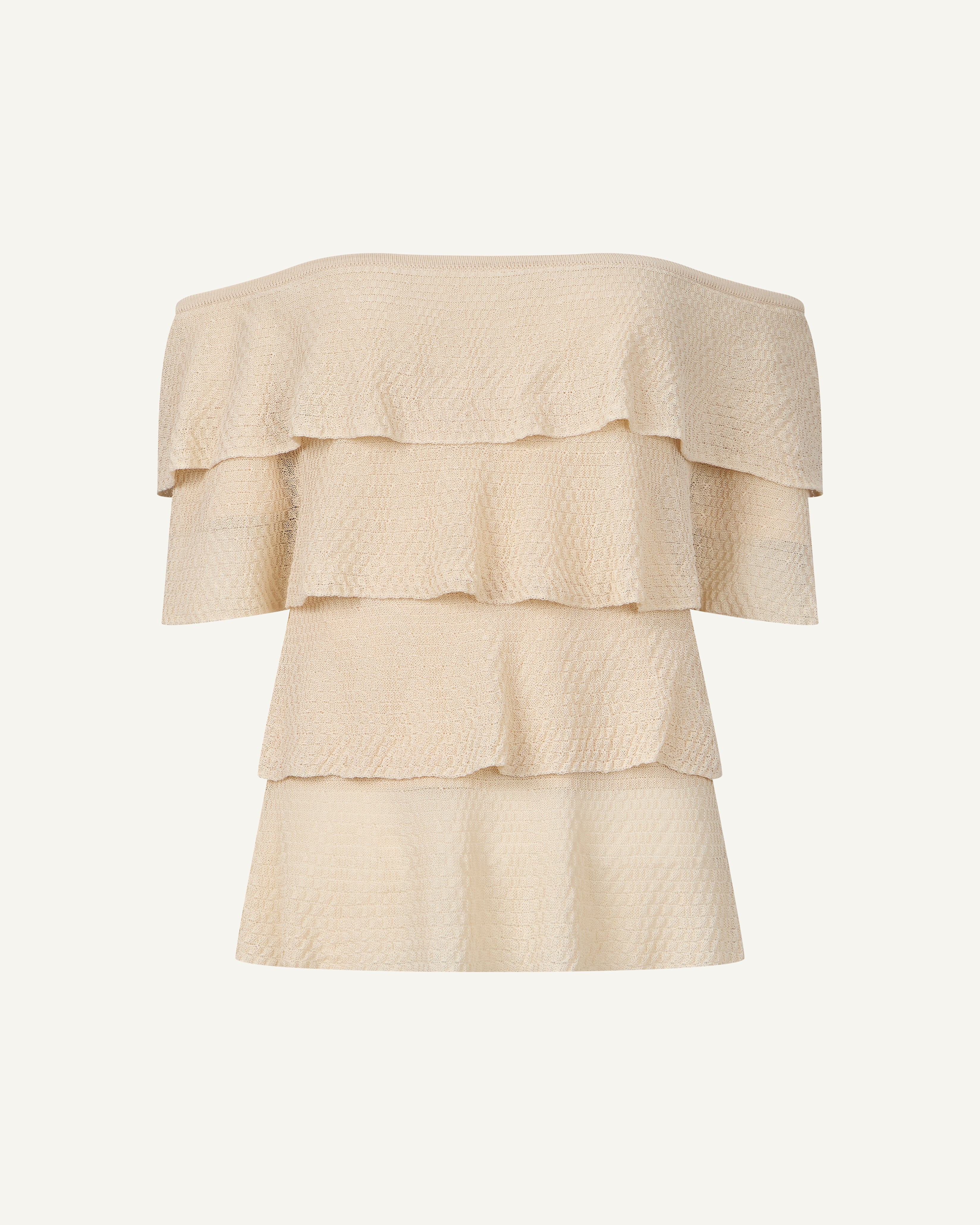 Blusa Lafort Com Babados Janaina Tricot