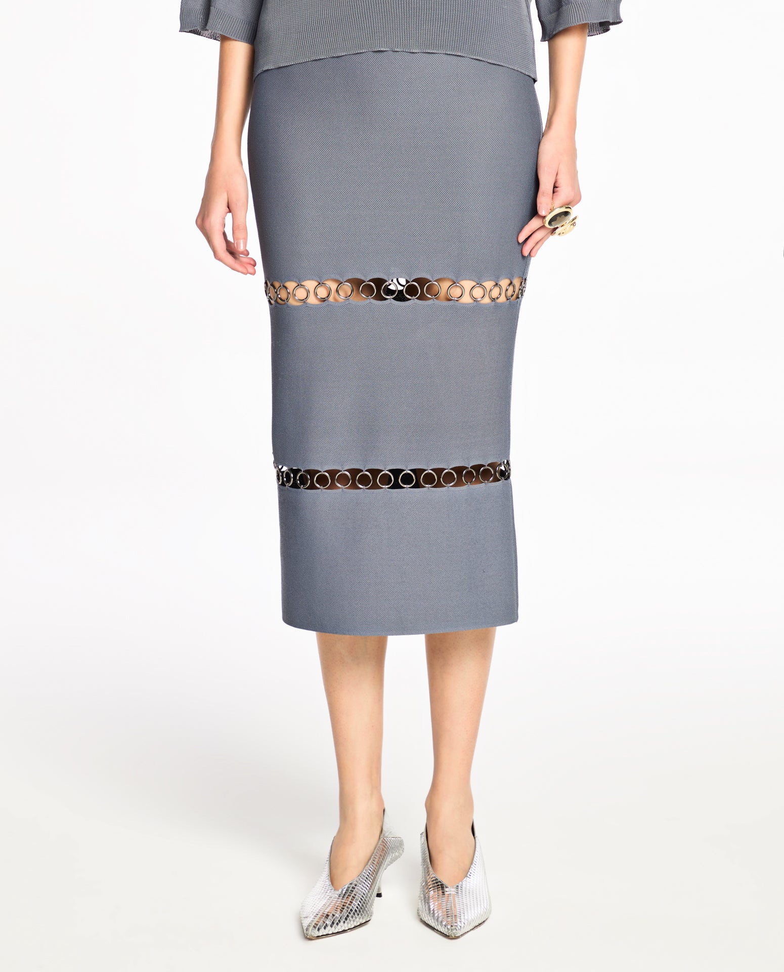 Saia Lafort Midi Com Argolas Iasmin Tricot