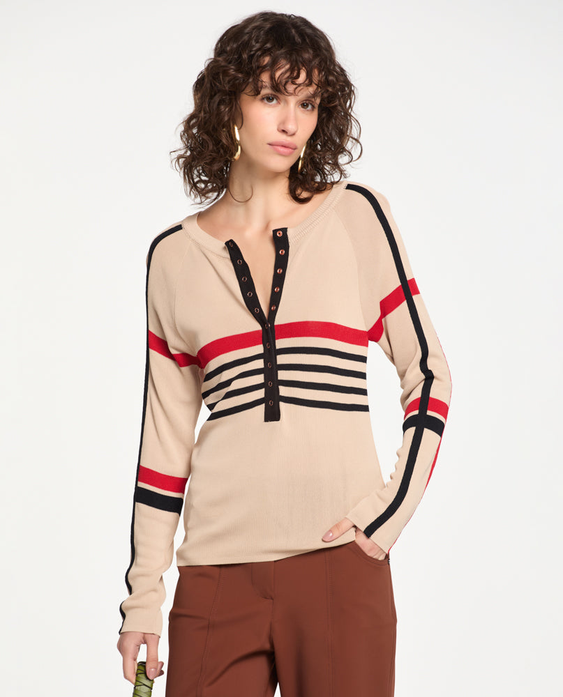 Blusa Lafort Manga Longa Catarina Tricot