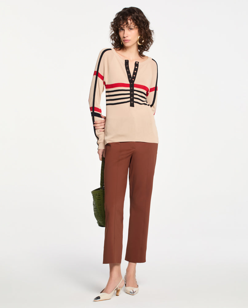 Blusa Lafort Manga Longa Catarina Tricot