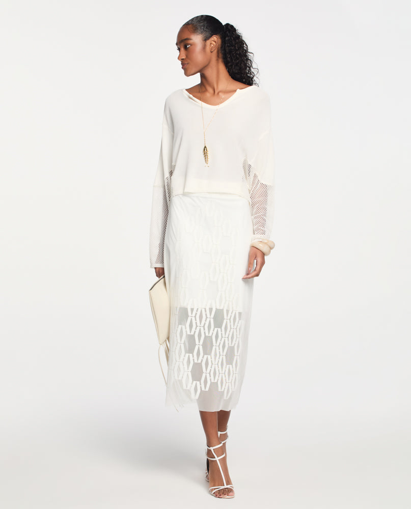 Blusa Lafort Com Recortes Mabele Tricot