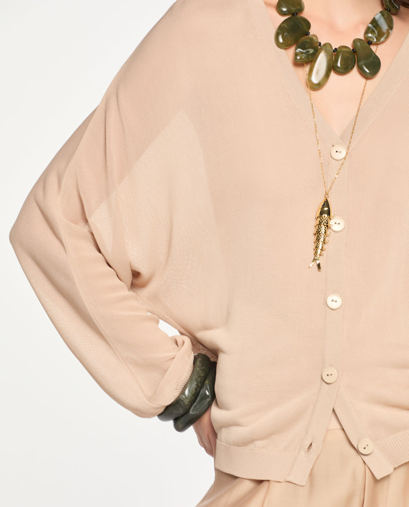 Casaco Lafort Amplo Isabelly Tricot