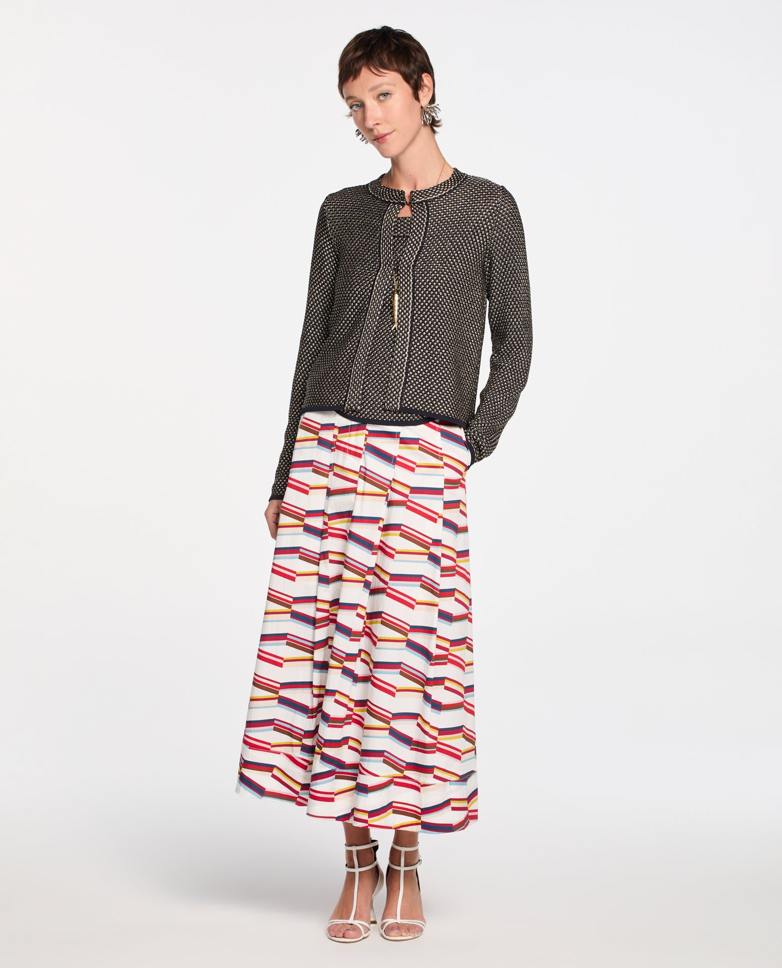 Casaco Lafort Reto Mariana Tricot