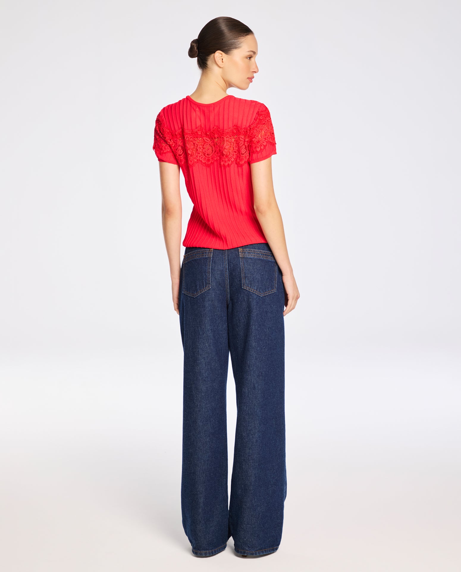 Blusa Lafort Com Renda Paula Tricot