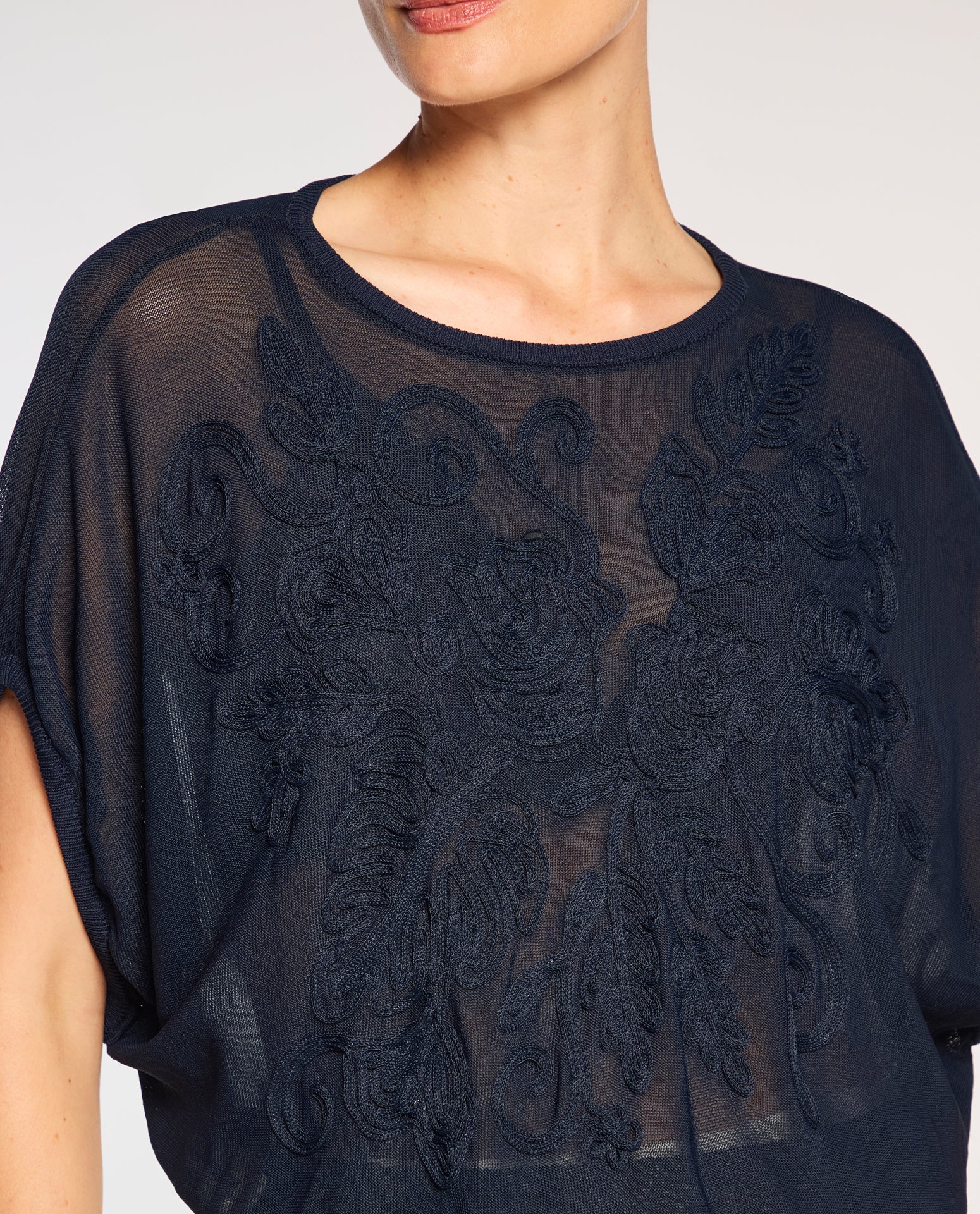 Blusa Lafort Com Bordado Anelisa Tricot
