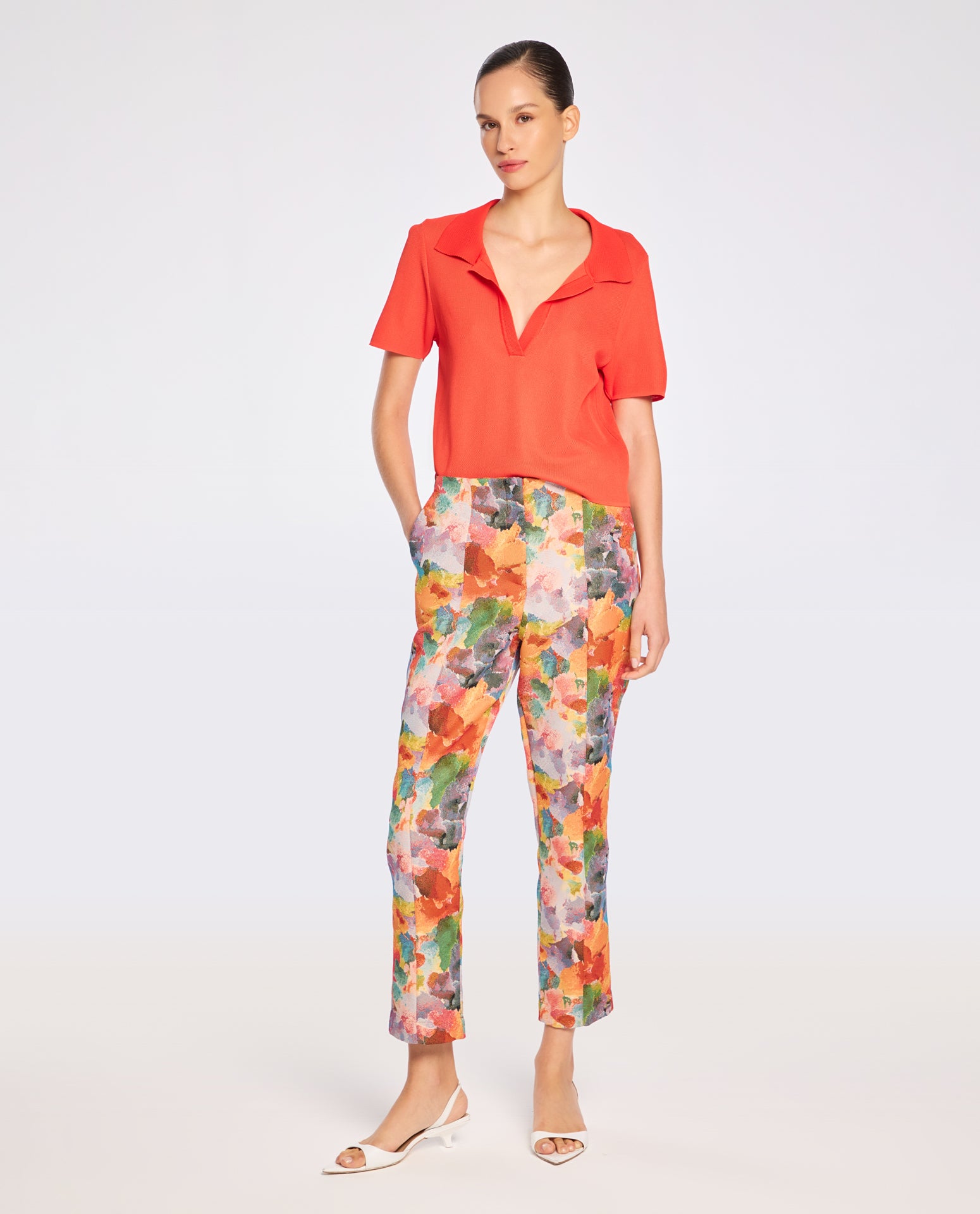 Blusa Lafort Manga Curta Lizzie Tricot