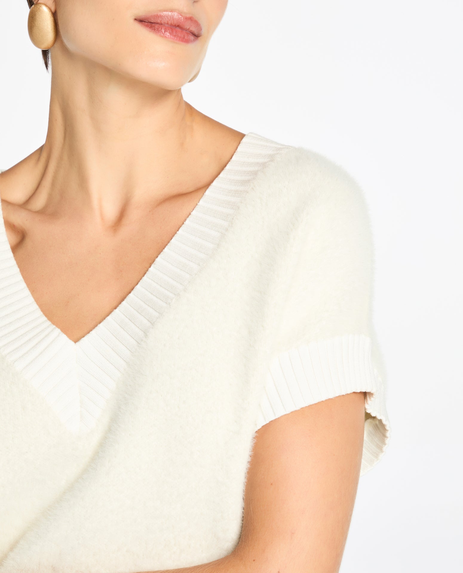 Colete Lafort Decote V Nancy Tricot