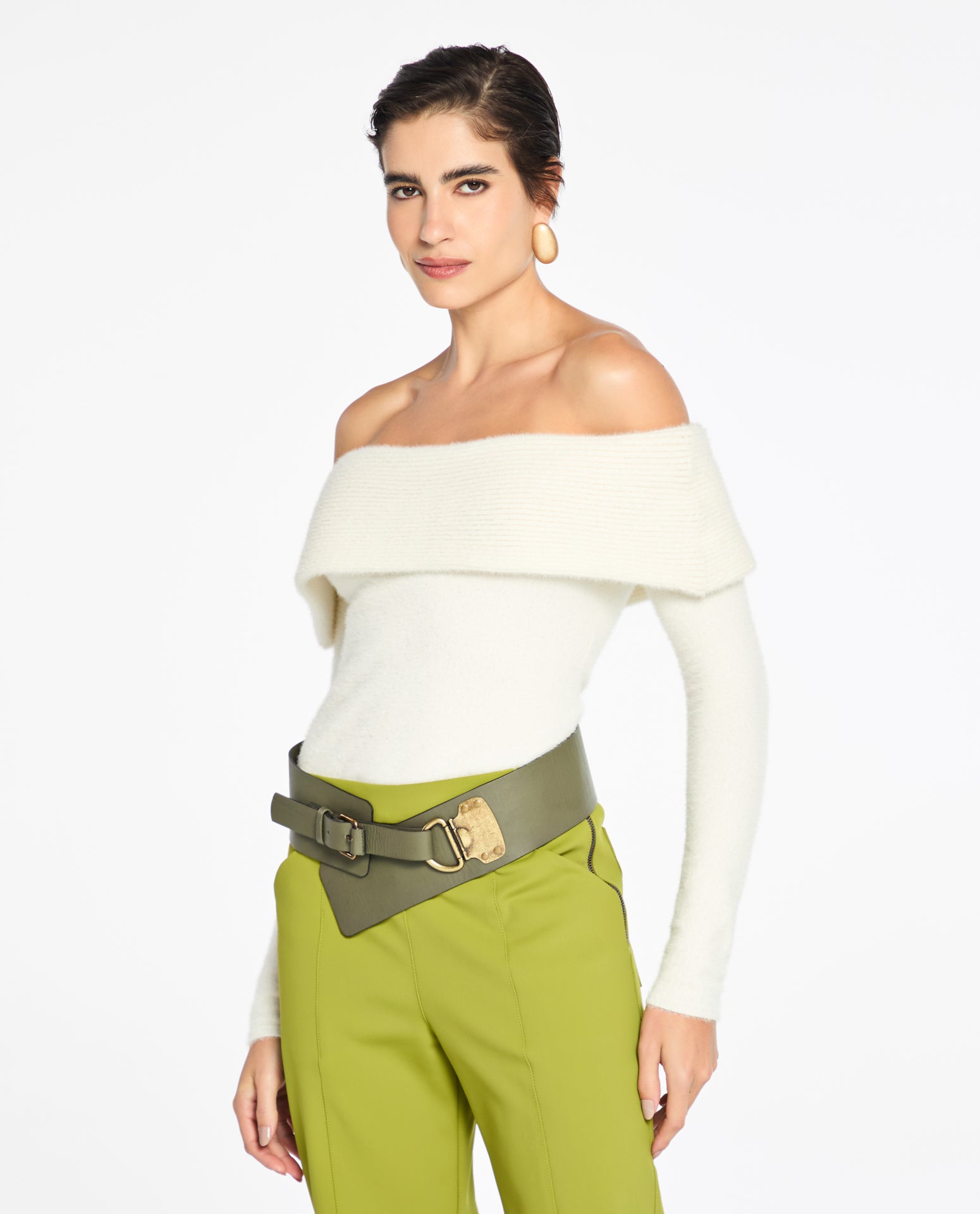 Blusa Lafort Ombro A Ombro Verônica Tricot