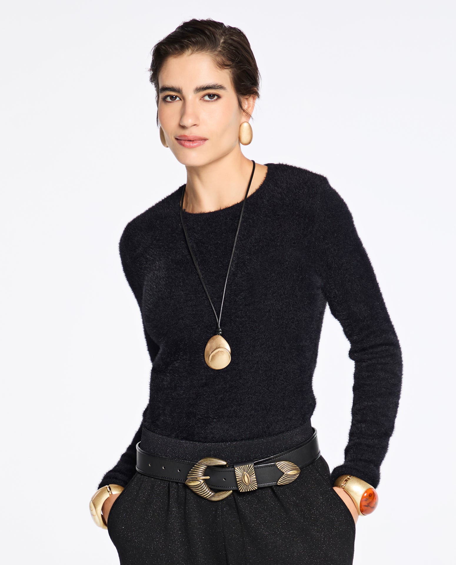 Blusa Lafort Manga Longa Leila Tricot