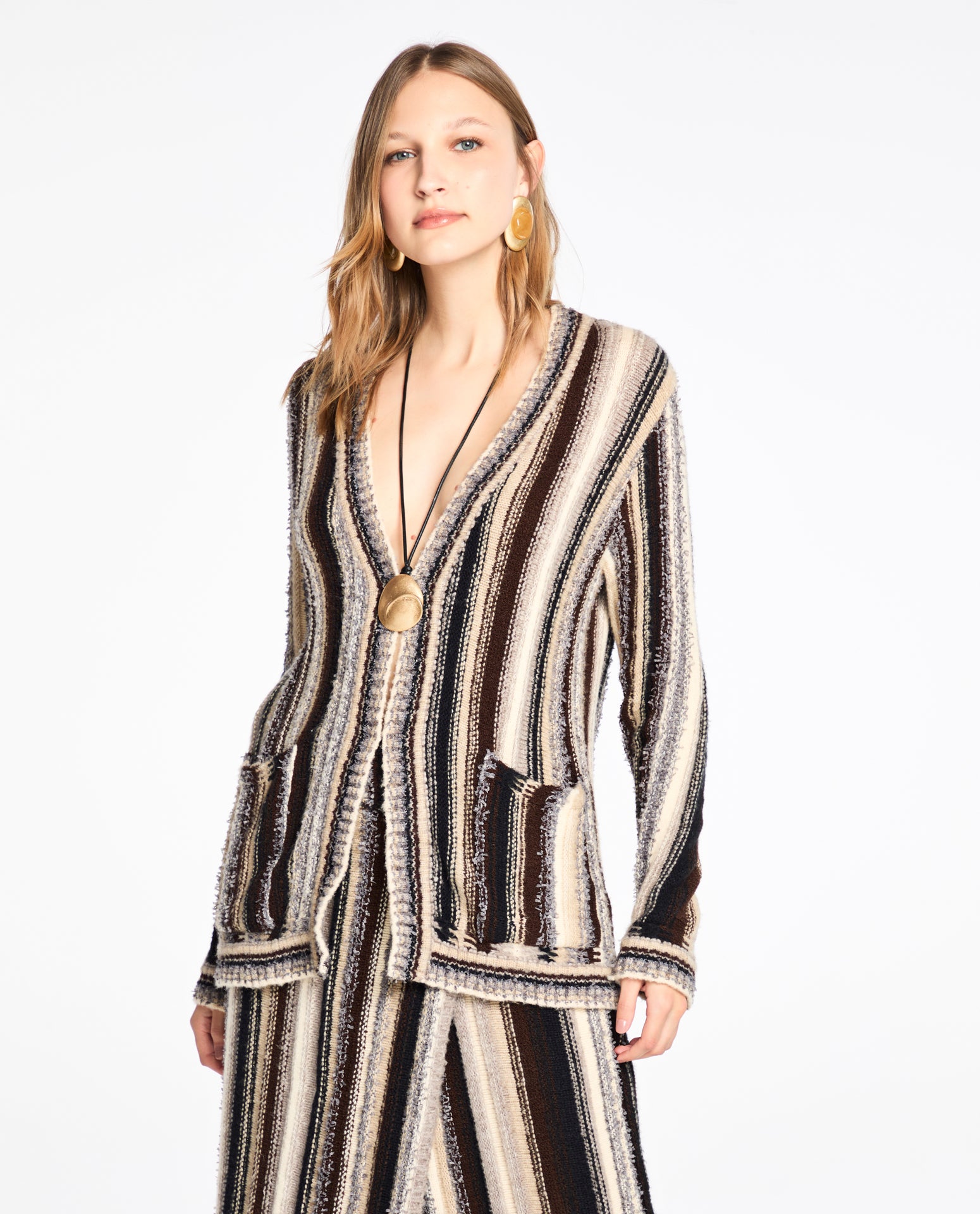 Cardigan Lafort Alongado Cassie Tricot