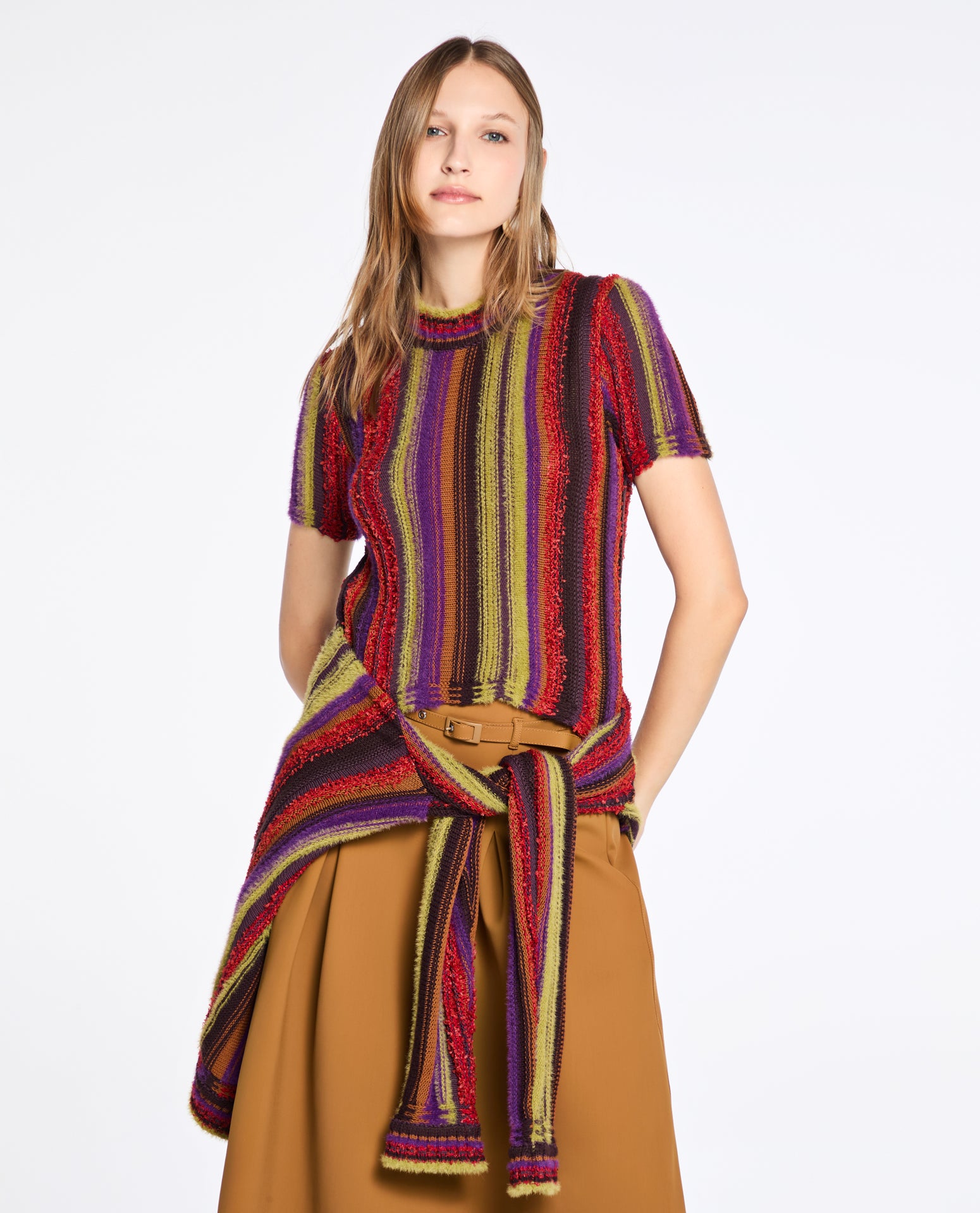 Blusa Lafort Manga Curta Cassie Tricot