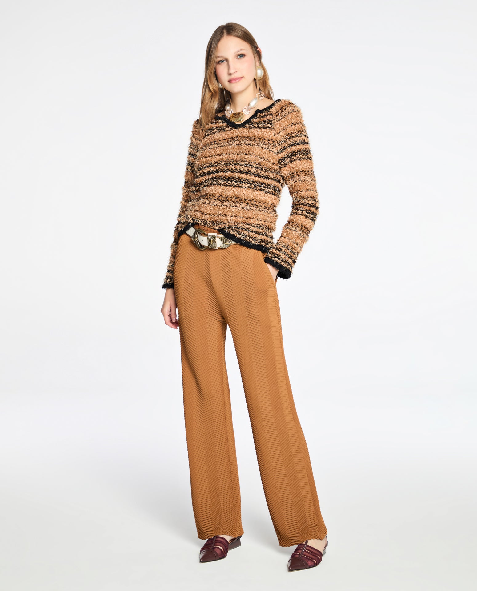 Blusa Lafort Manga Longa Anelise Tricot