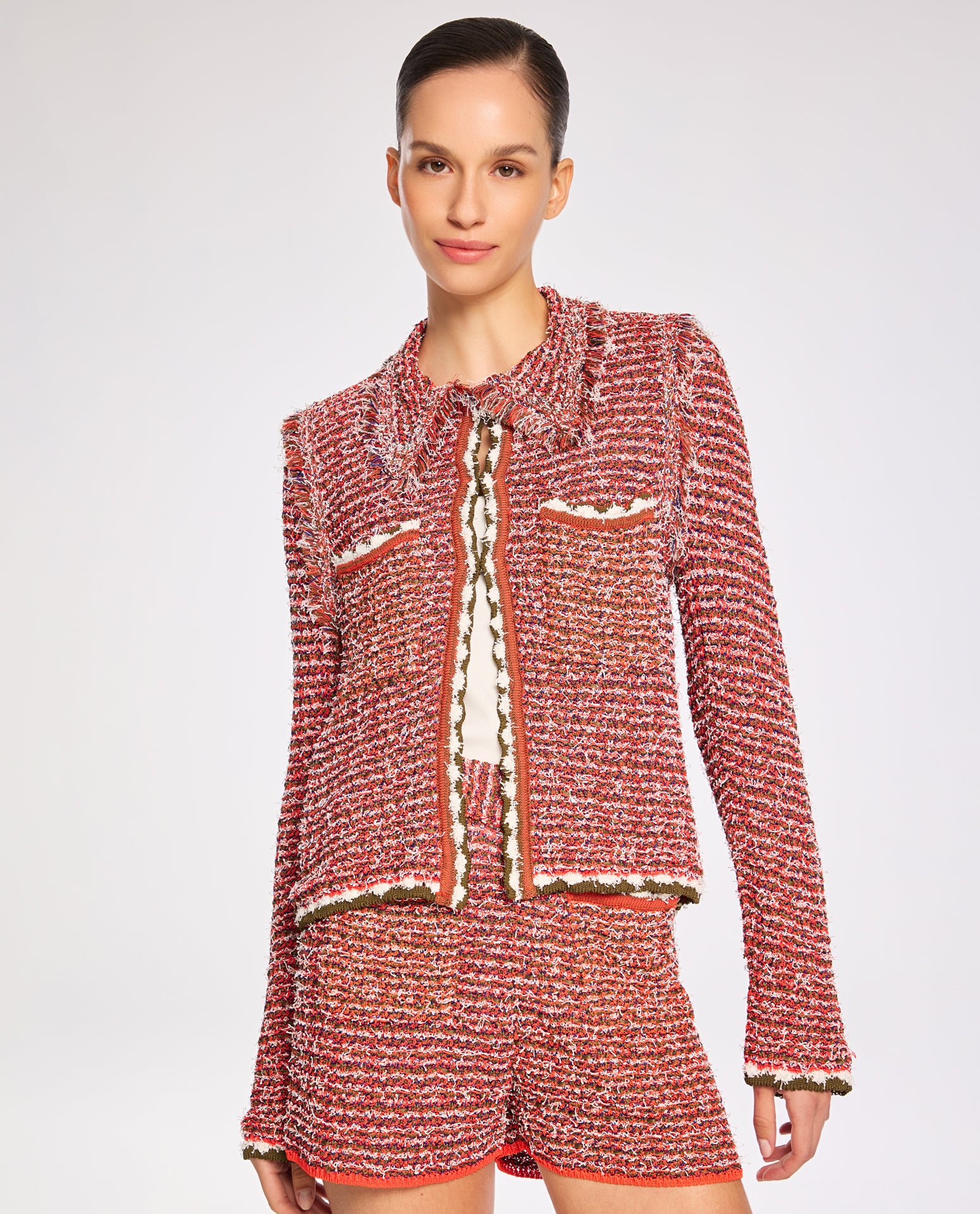 Casaco Lafort Com Gola Suzanne Tricot