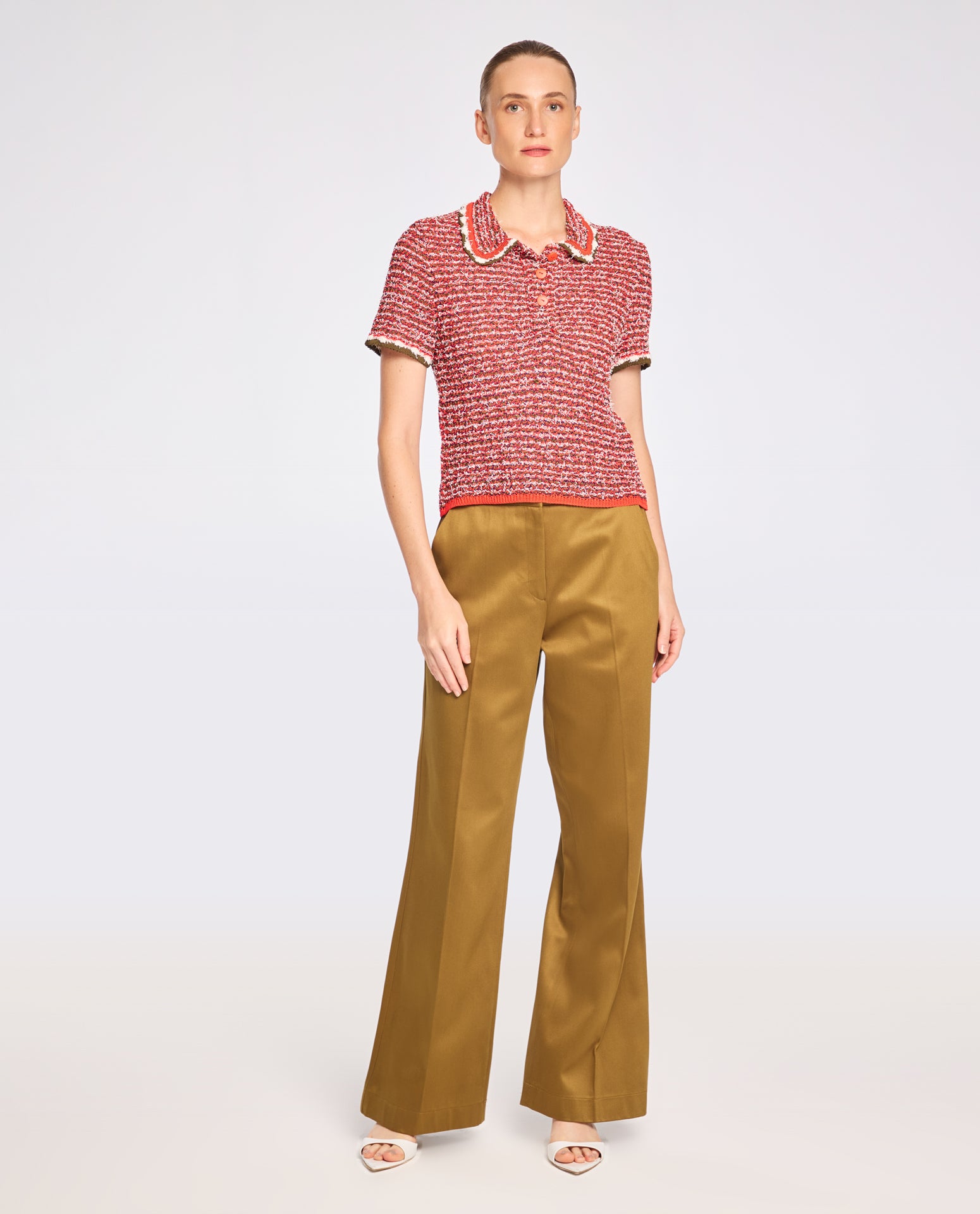 Blusa Lafort Gola Polo Daphne Tricot