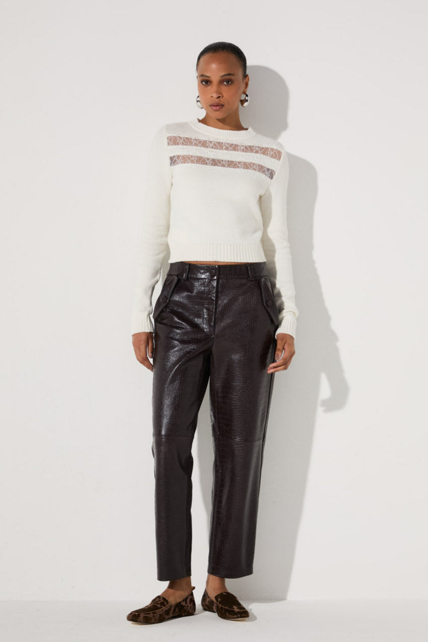 Blusa Lafort Manga Longa Agata Tricot