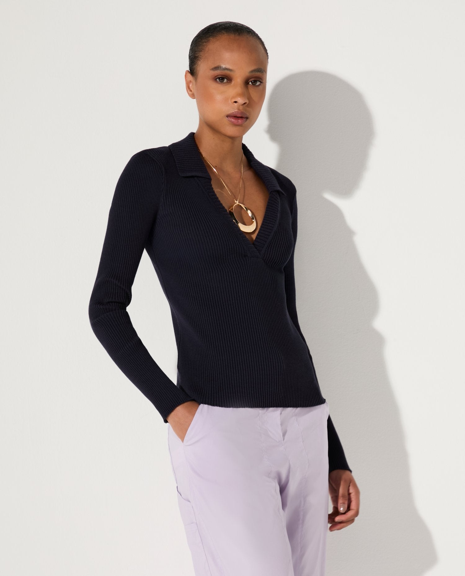 Blusa Lafort Manga Longa Debora Tricot