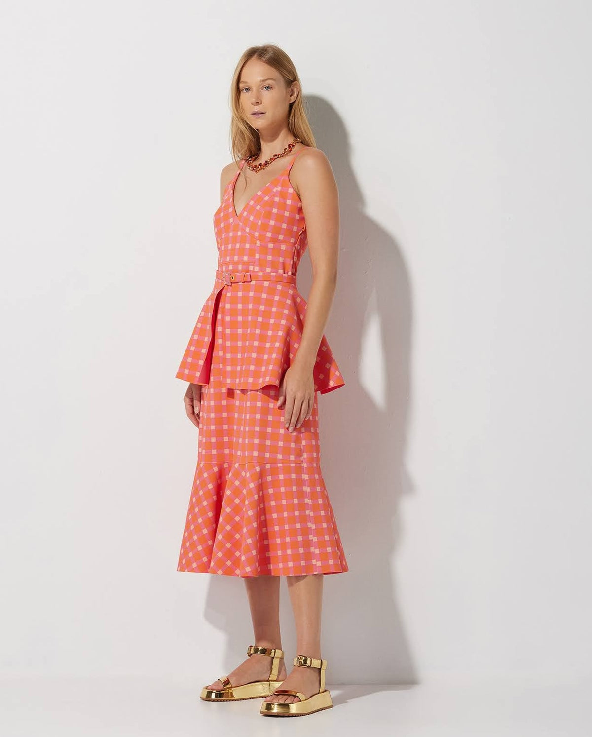Vestido Lafort Midi Âmber Technoblock® Estampado