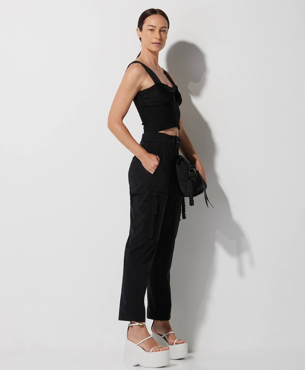 Top Lafort Cropped Dominique Tricot