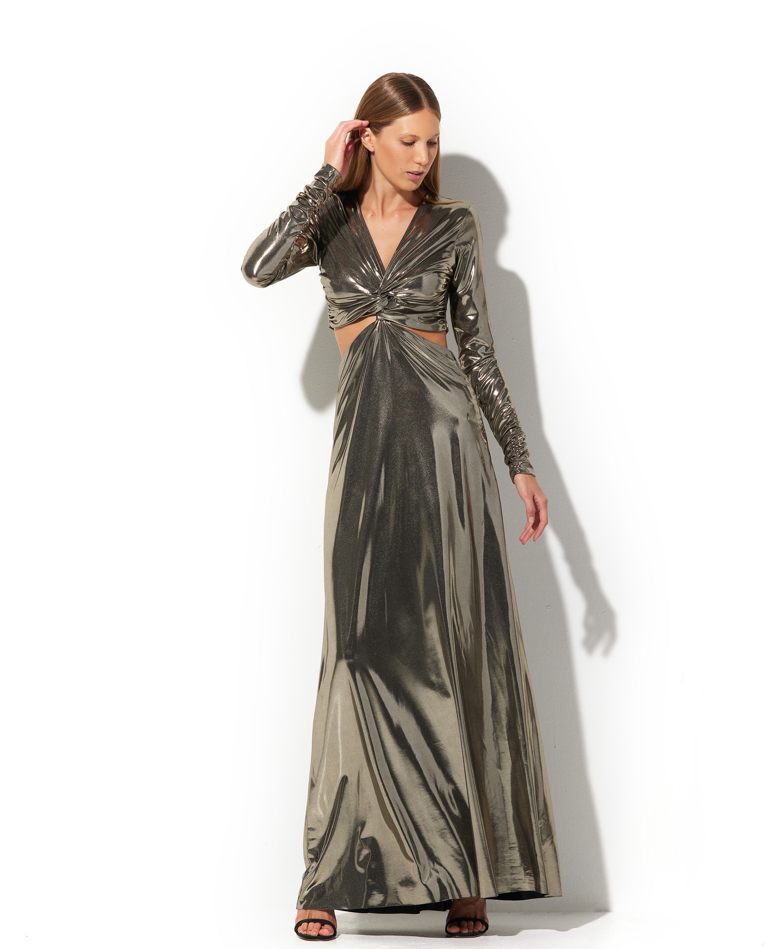 Vestido Lafort Longo Mallory Malha Shiny