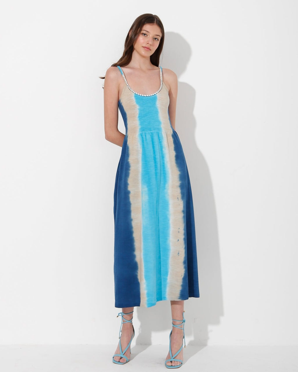 Vestido Lafort Midi Penny Tie Dye Malha